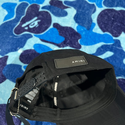 Gorra Amiri MA Brillos Blanca/Negra
