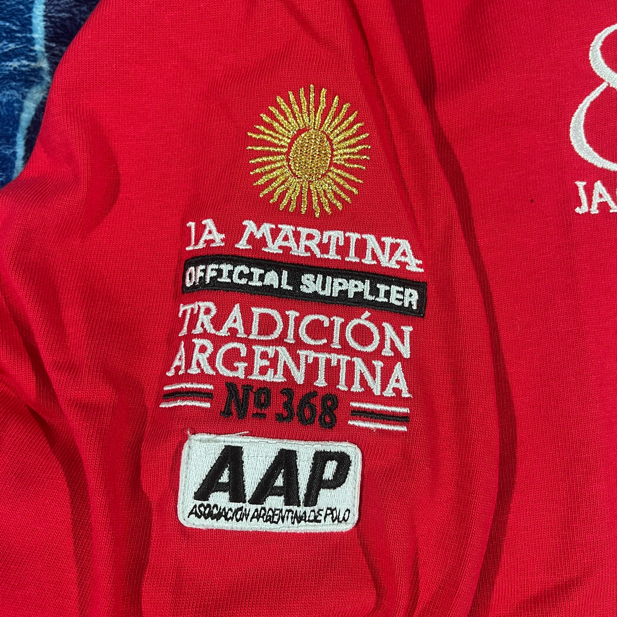 Remera Supreme x La Martina Roja L-XL