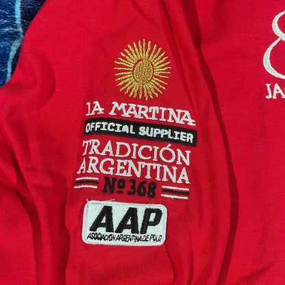 Remera Supreme x La Martina Roja L-XL
