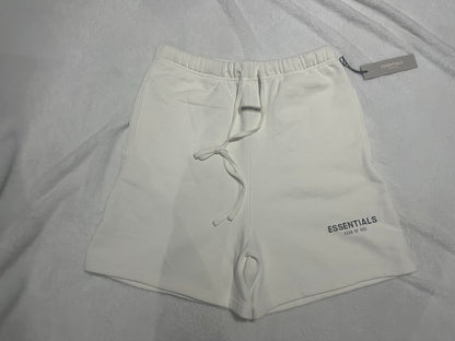 FEAR OF GOD ESSENTIALS SWEAT SHORTS WHITE