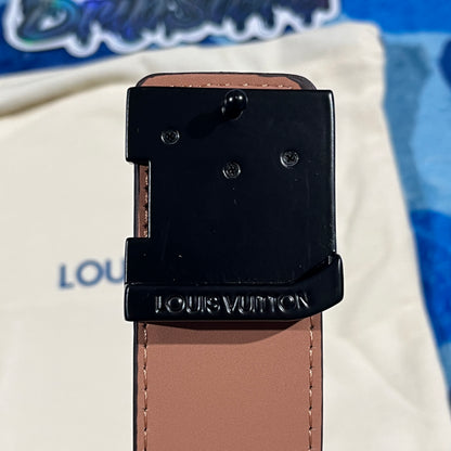 Cinturon LV Monogram Marrón/Negro