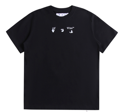 OFF-WHITE BLUE MARKER S/S OVER TEE BLACK