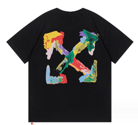 OFF-WHITE BRUSH ARROWS TEE BLACK