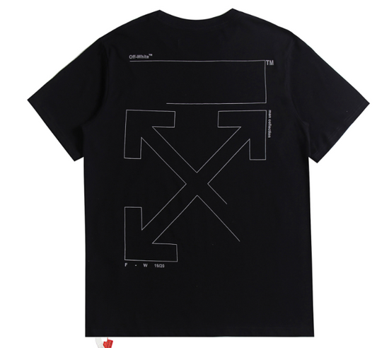 OFF-WHITE UNFINISHED T-SHIRT BLACK