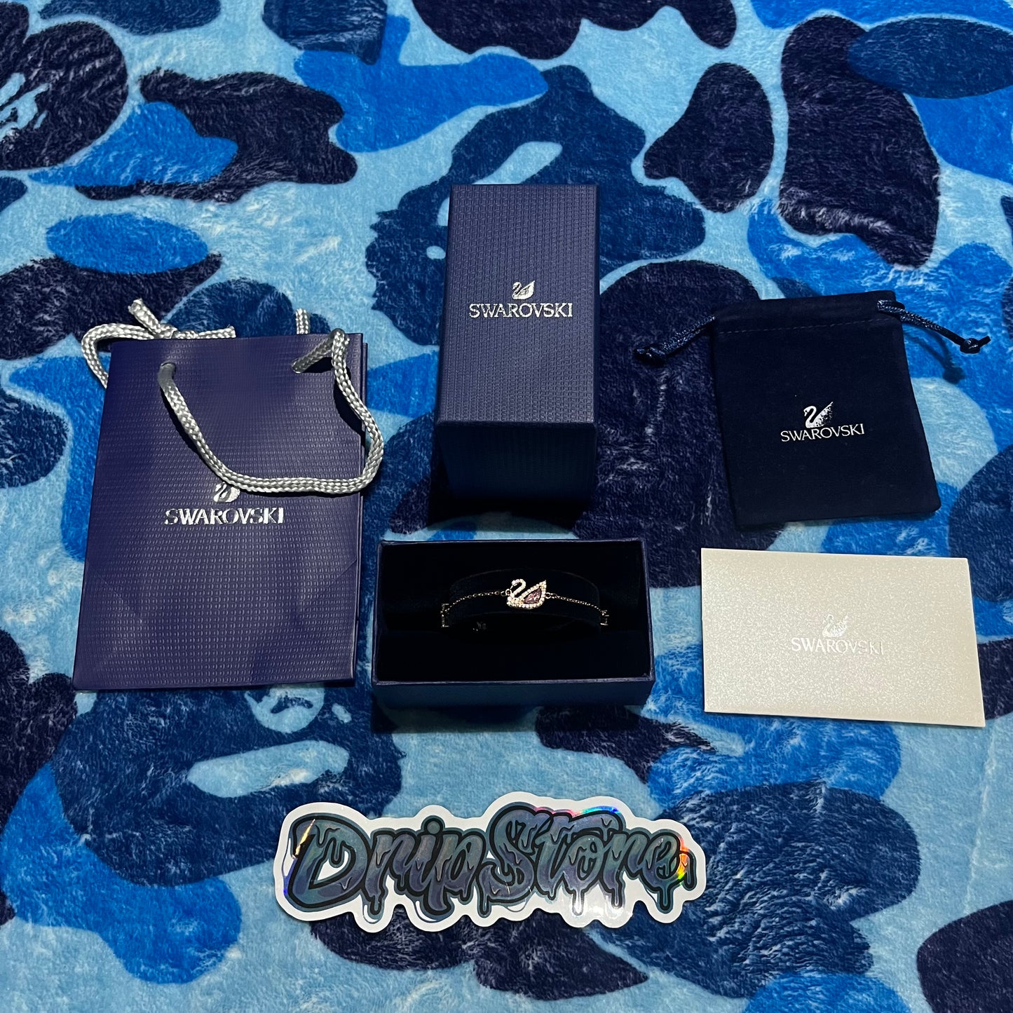 Pulsera Swarovski Swan Rose Gold