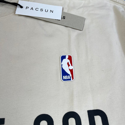 Remera FOG X NBA Crema M Y L