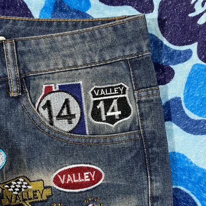 Bermuda Short Valley Skittles Patch Azul L