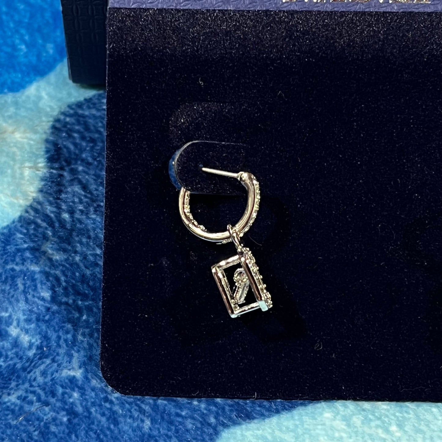 Aros Swarovski Millenia Plateado