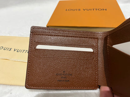 LOUIS VUITTON MULTIPLE WALLET MONOGRAM BROWN