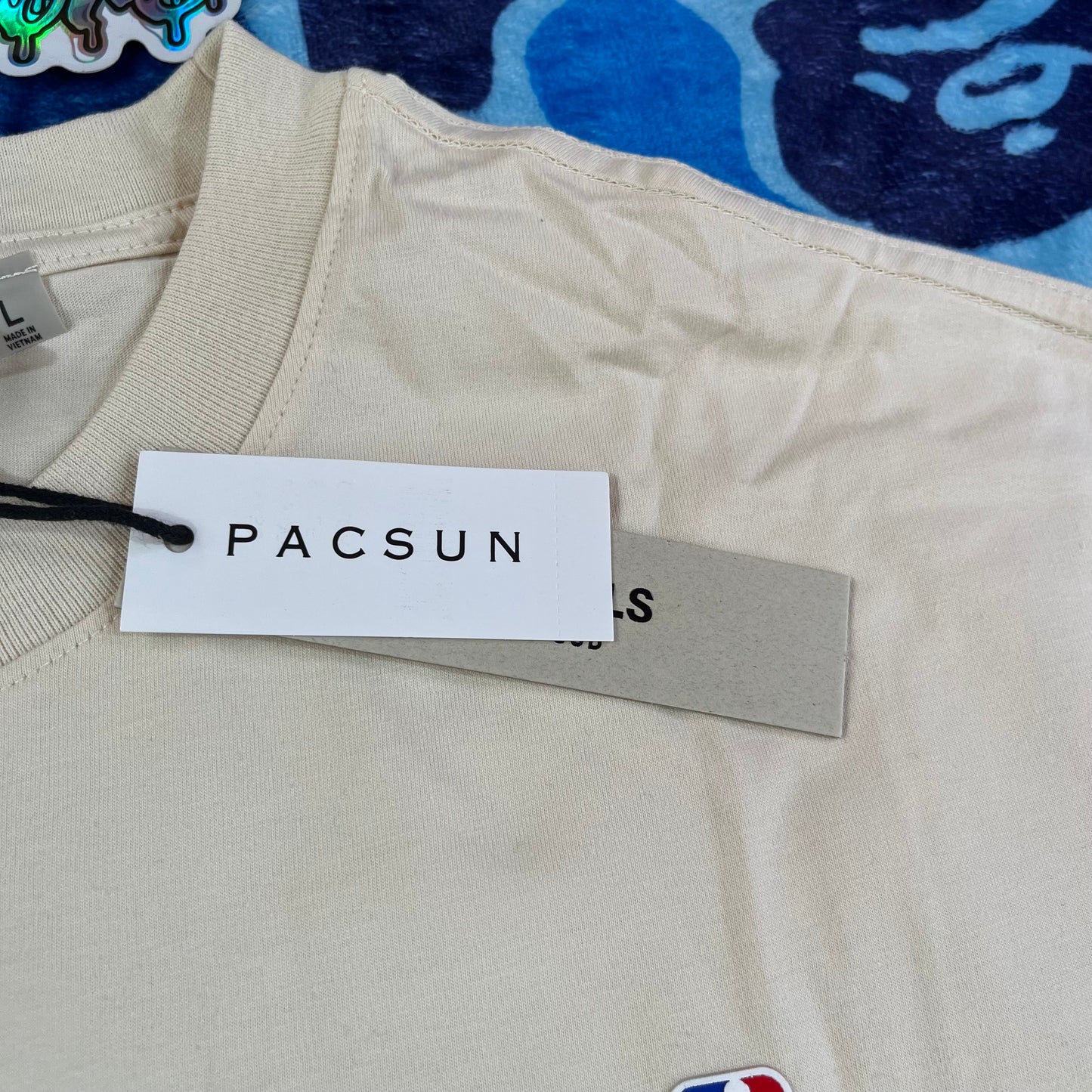 Remera FOG X NBA Crema M Y L