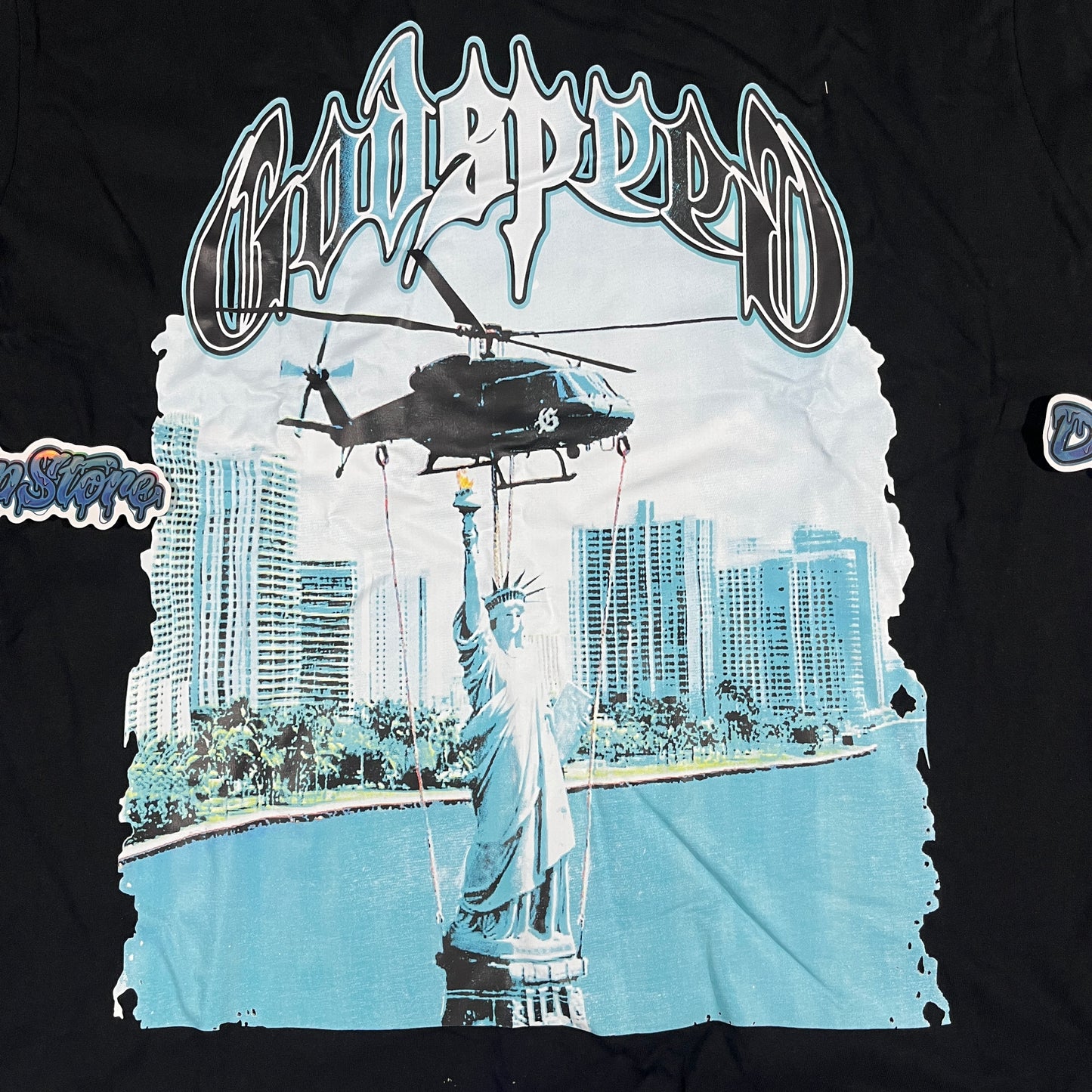 Remera Godspeed Memento Vivere Negra XL
