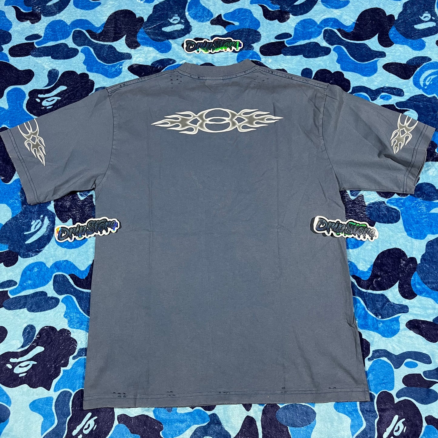 Remera Balenciaga Burning Unity Celeste L