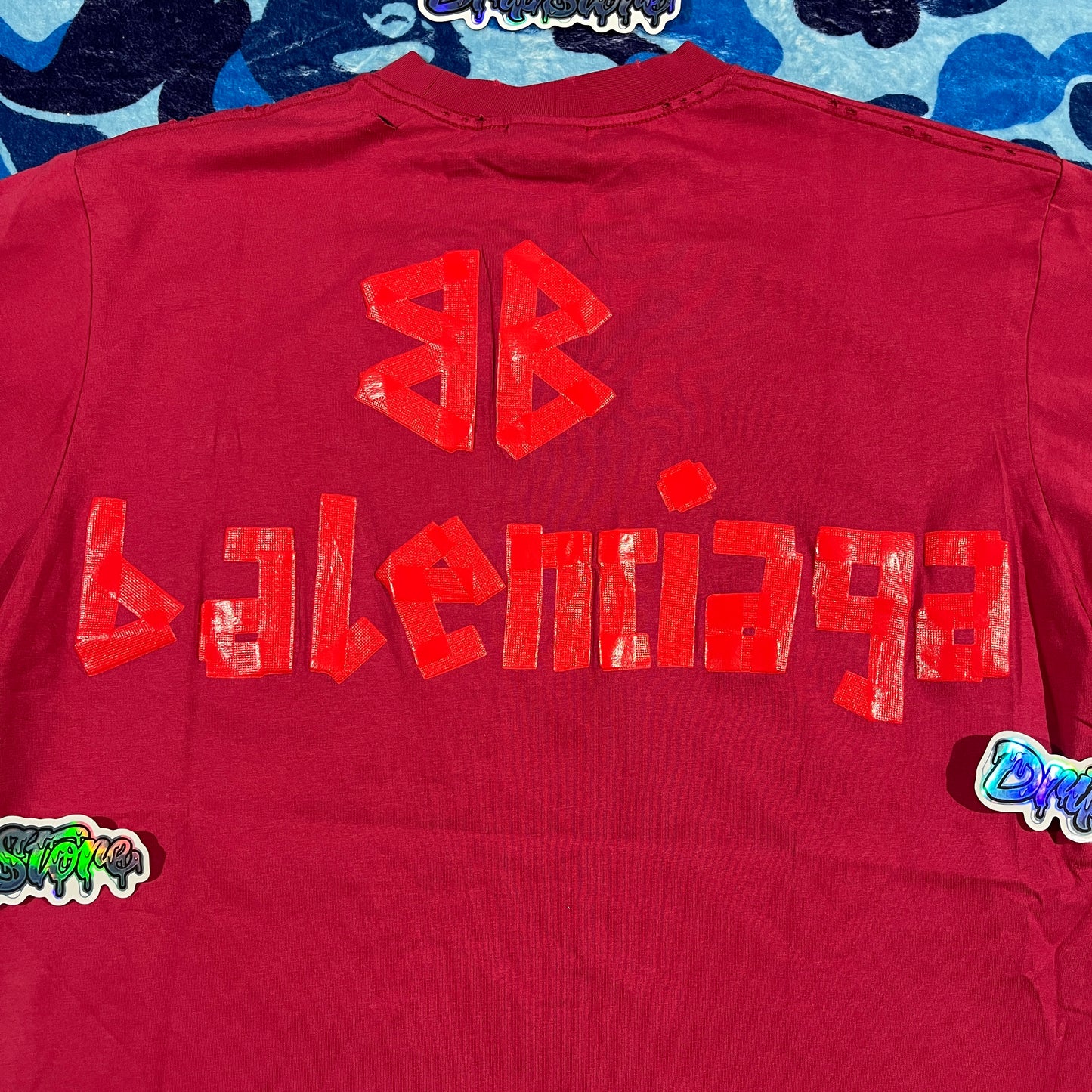 Remera Balenciaga New Tape Roja M