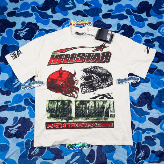 Remera Hellstar War Ready! Crema L