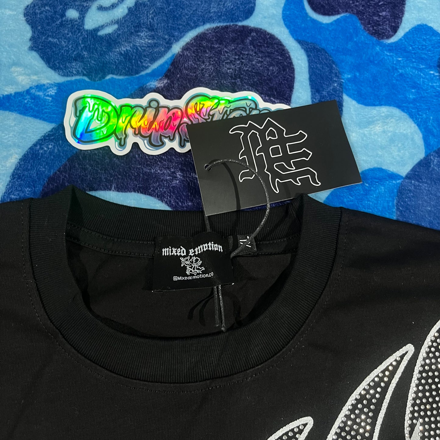 Remera Mixed Emotion Dove Negra XL