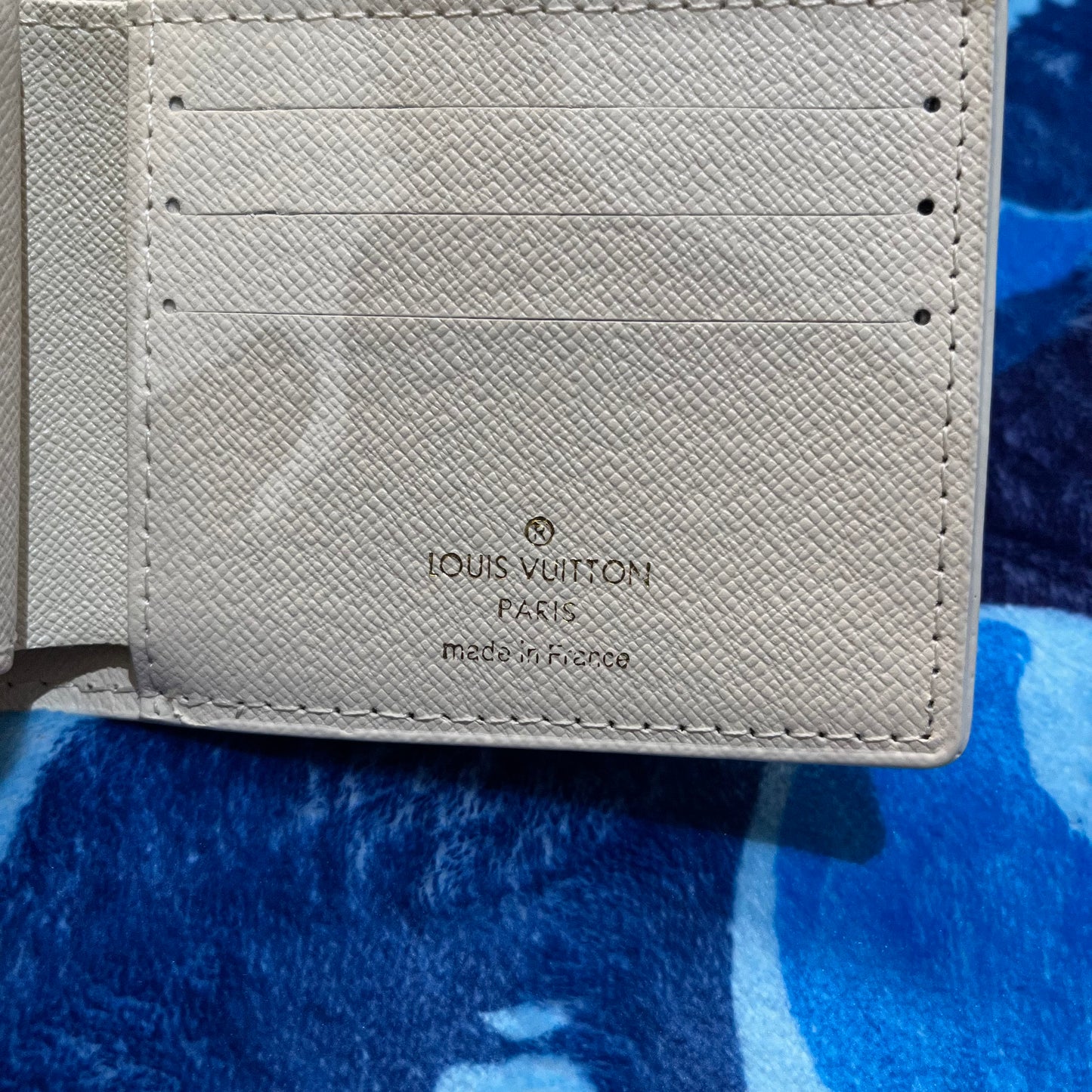 LOUIS VUITTON MULTIPLE WALLET DAMIER WHITE