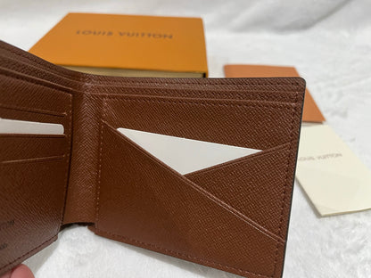 LOUIS VUITTON MULTIPLE WALLET MONOGRAM BROWN