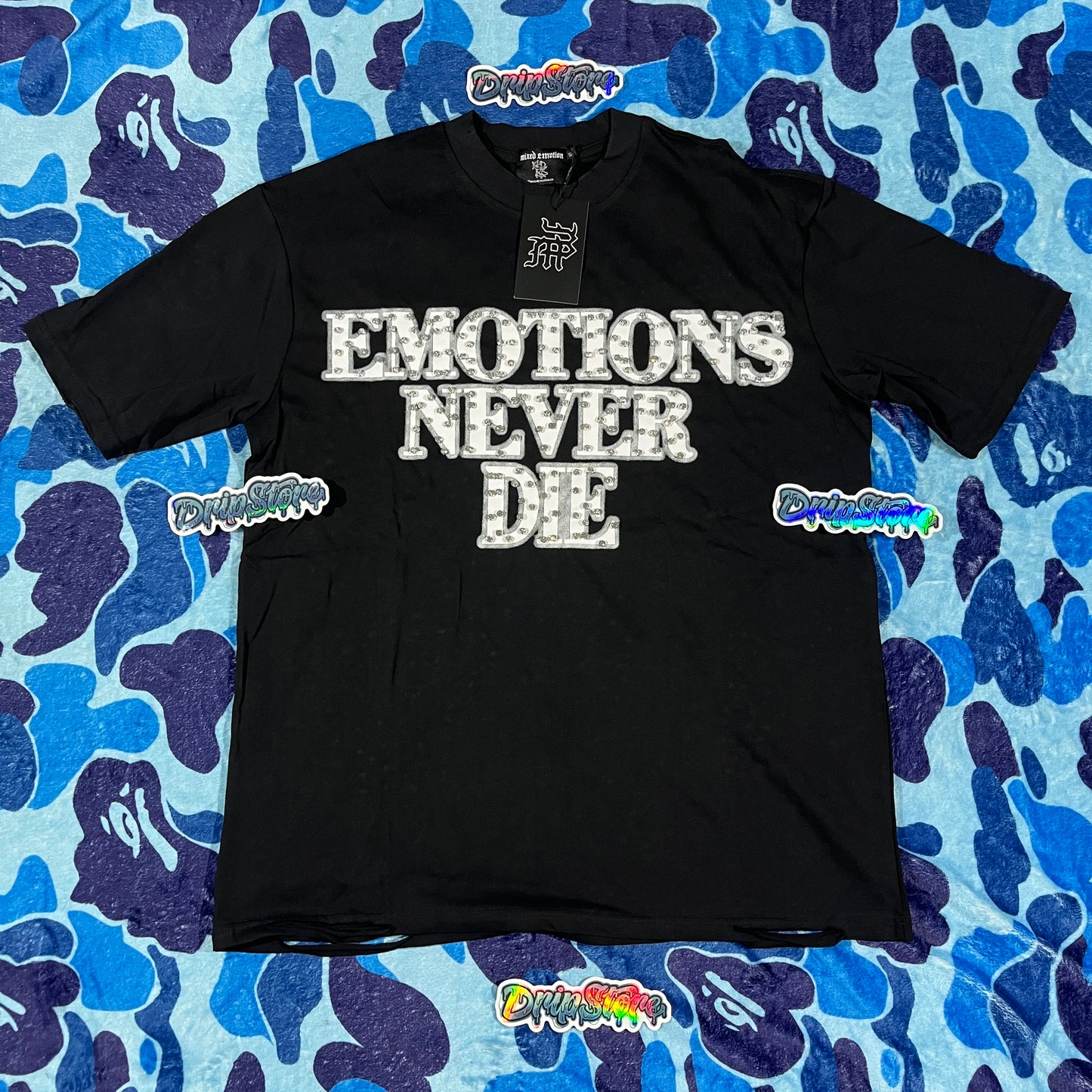 Remera Mixed Emotion End Negra XL