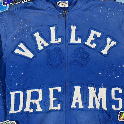 Campera Valley Vale Forever Classico Azul XL
