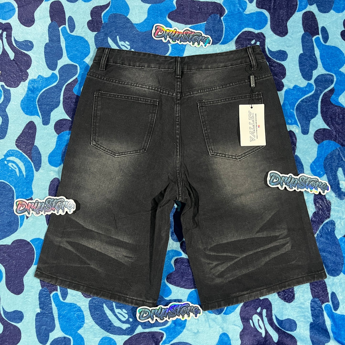 Bermuda Vale Forever Skittles Patch 1980s Denim 