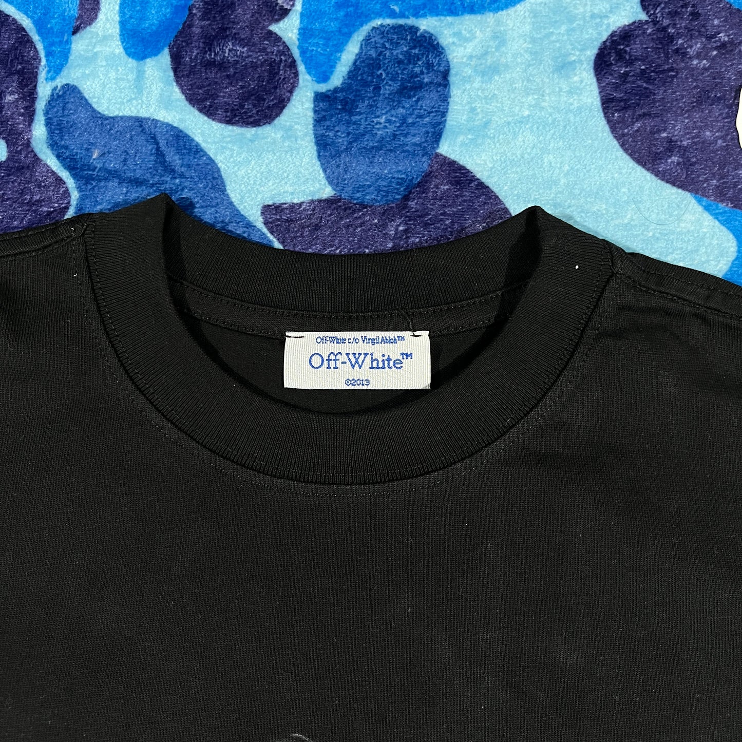 Remera Off White Script Mary Skate Negra M