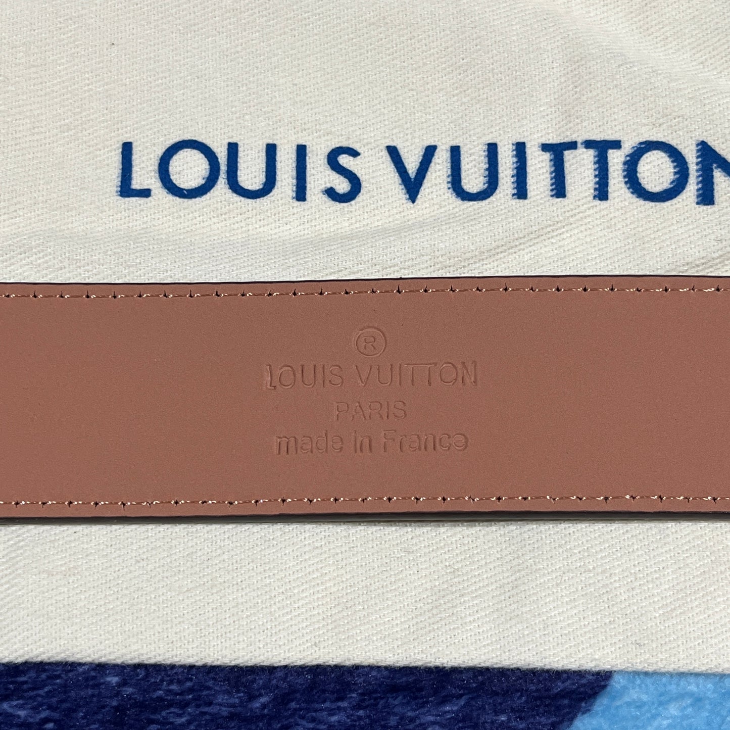 Cinturon LV Monogram Marrón/Dorado