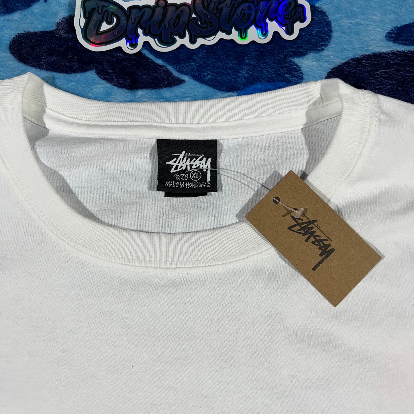 Remera Stussy Rollers Blanca XL