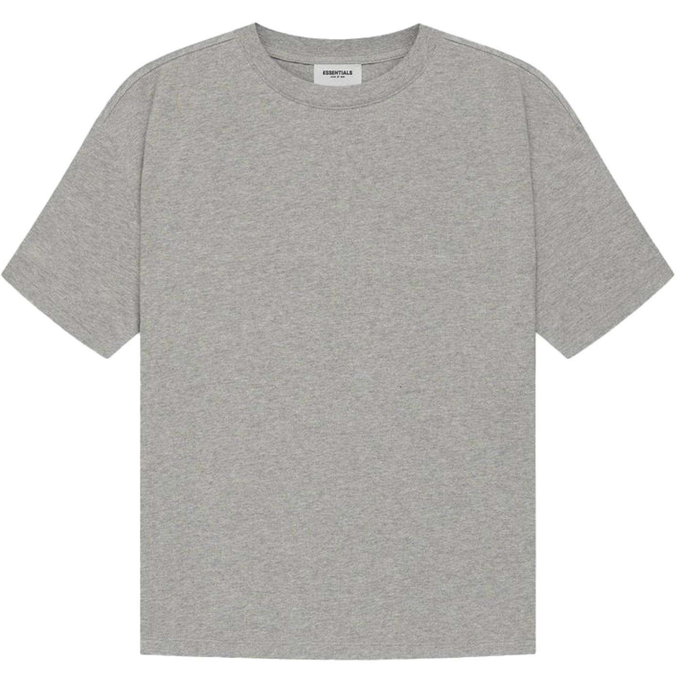 FEAR OF GOD ESSENTIALS TEE DARK HEATHER OATMEAL