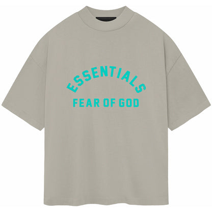 FEAR OF GOD ESSENTIALS HEAVY JERSEY CREWNECK TEE SEAL