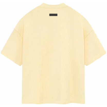 FEAR OF GOD ESSENTIALS HEAVY JERSEY CREWNECK TEE GARDEN YELLOW