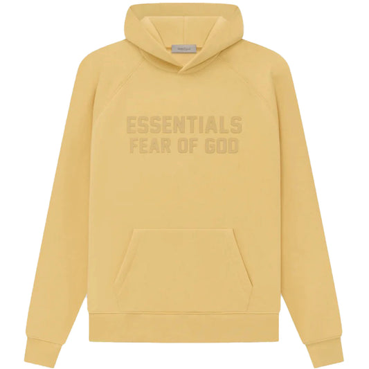 FEAR OF GOD ESSENTIALS HOODIE LIGHT TUSCAN