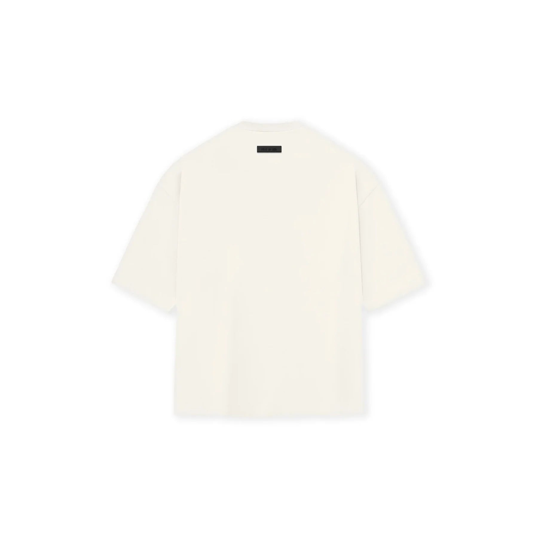 FEAR OF GOD ESSENTIALS SMALL LOGO TEE CLOUD DANCER