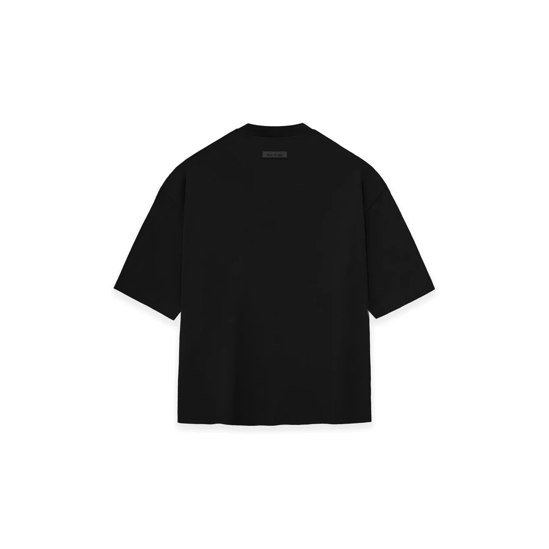 FEAR OF GOD ESSENTIALS SMALL LOGO TEE JET BLACK