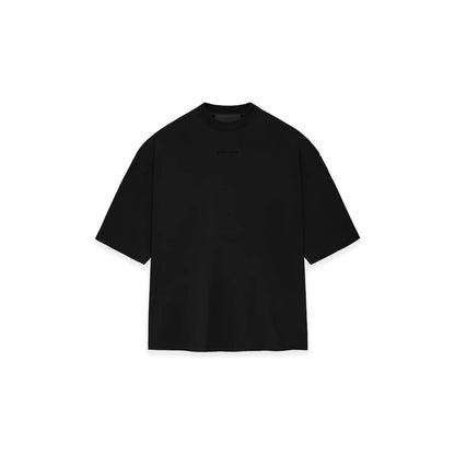 FEAR OF GOD ESSENTIALS SMALL LOGO TEE JET BLACK