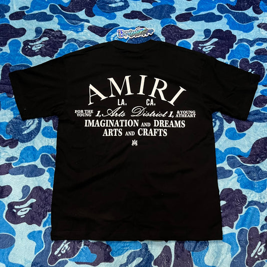 AMIRI BLACK ARTS DISTRICT TEE BLACK