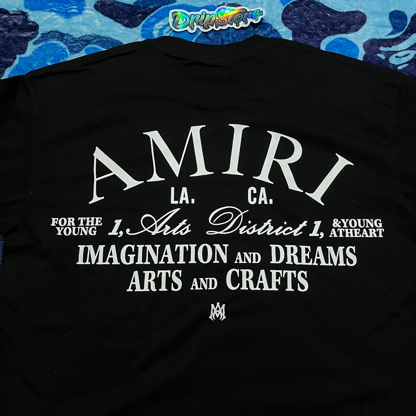 AMIRI BLACK ARTS DISTRICT TEE BLACK