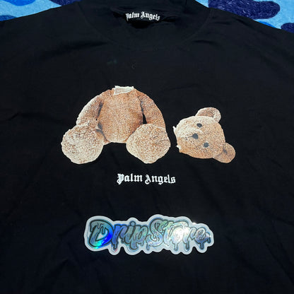 PALM ANGELS TEDDY BEAR T-SHIRT BLACK