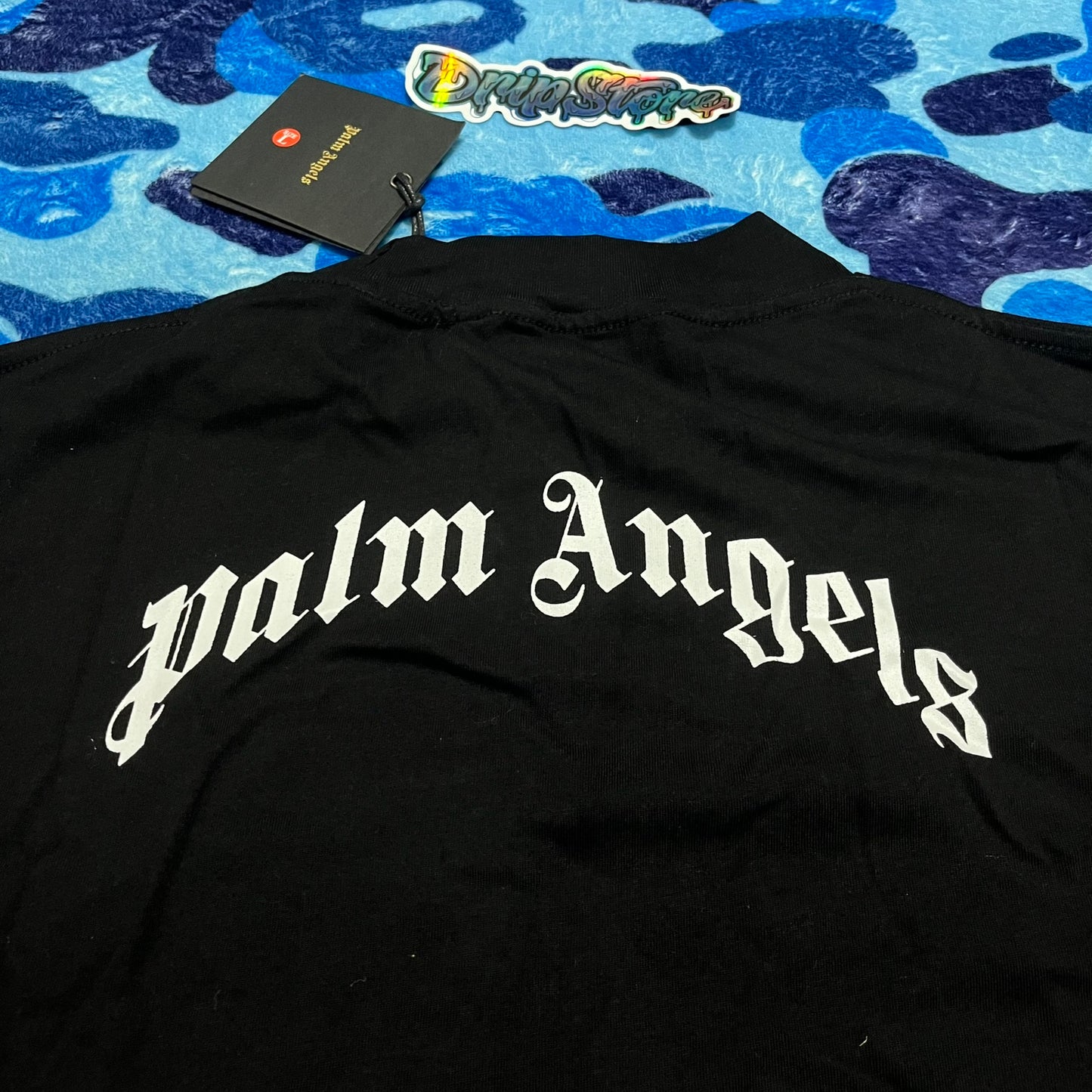 PALM ANGELS TEDDY BEAR T-SHIRT BLACK