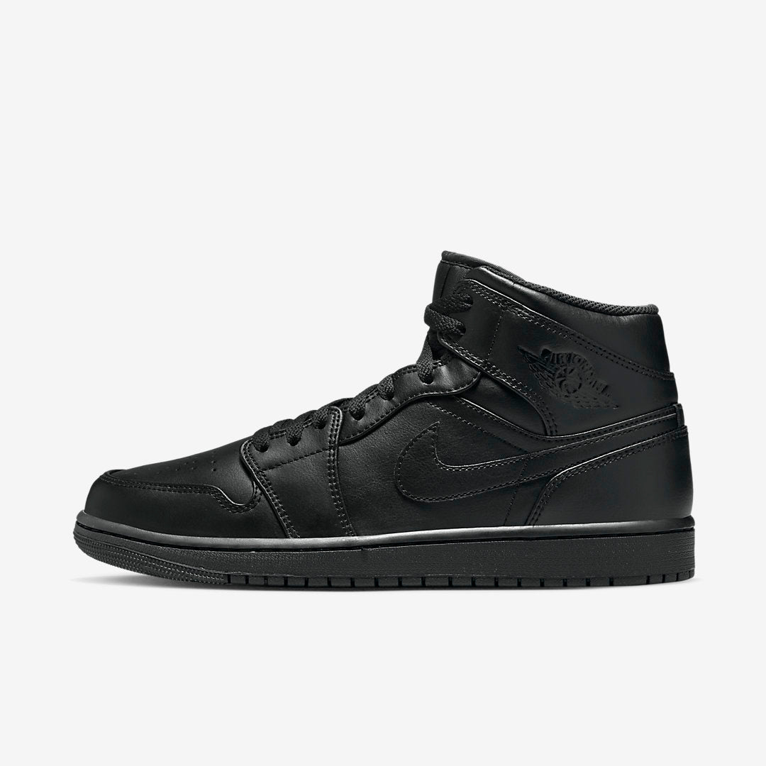 JORDAN 1 MID TRIPLE BLACK