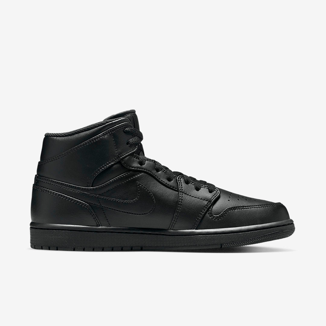 JORDAN 1 MID TRIPLE BLACK