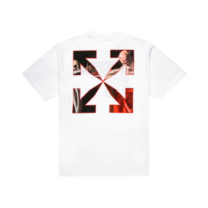 OFF-WHITE CARAVAGGIO JERSEY T-SHIRT WHITE