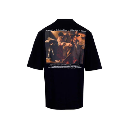 OFF-WHITE CARAVAGGIO THE CROWNING WITH THORNS T-SHIRT BLACK