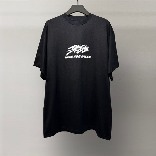 BALENCIAGA X NFS T-SHIRT BLACK