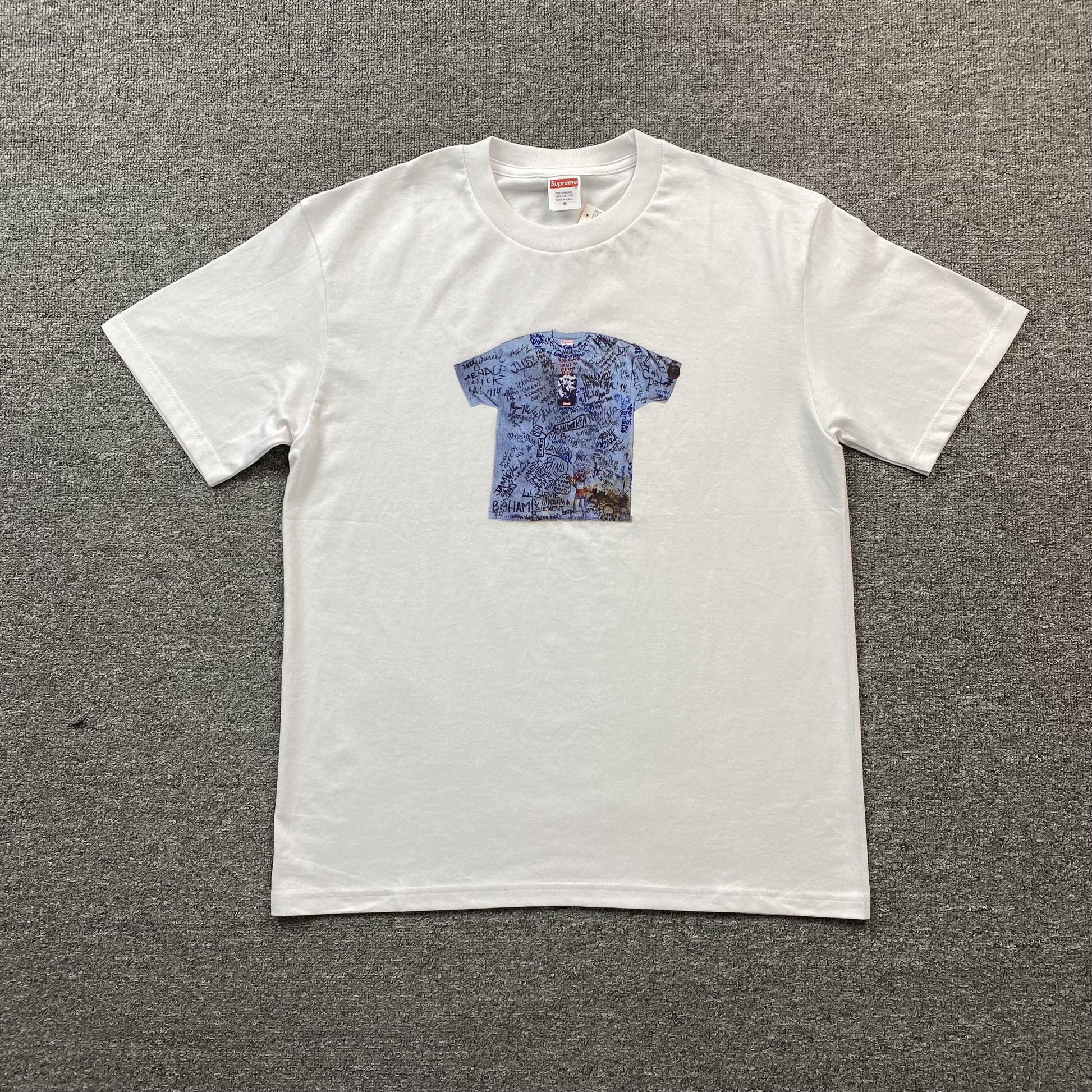 Supreme-30th-Anniversary-First-Tee-White-Drip Store Argentina