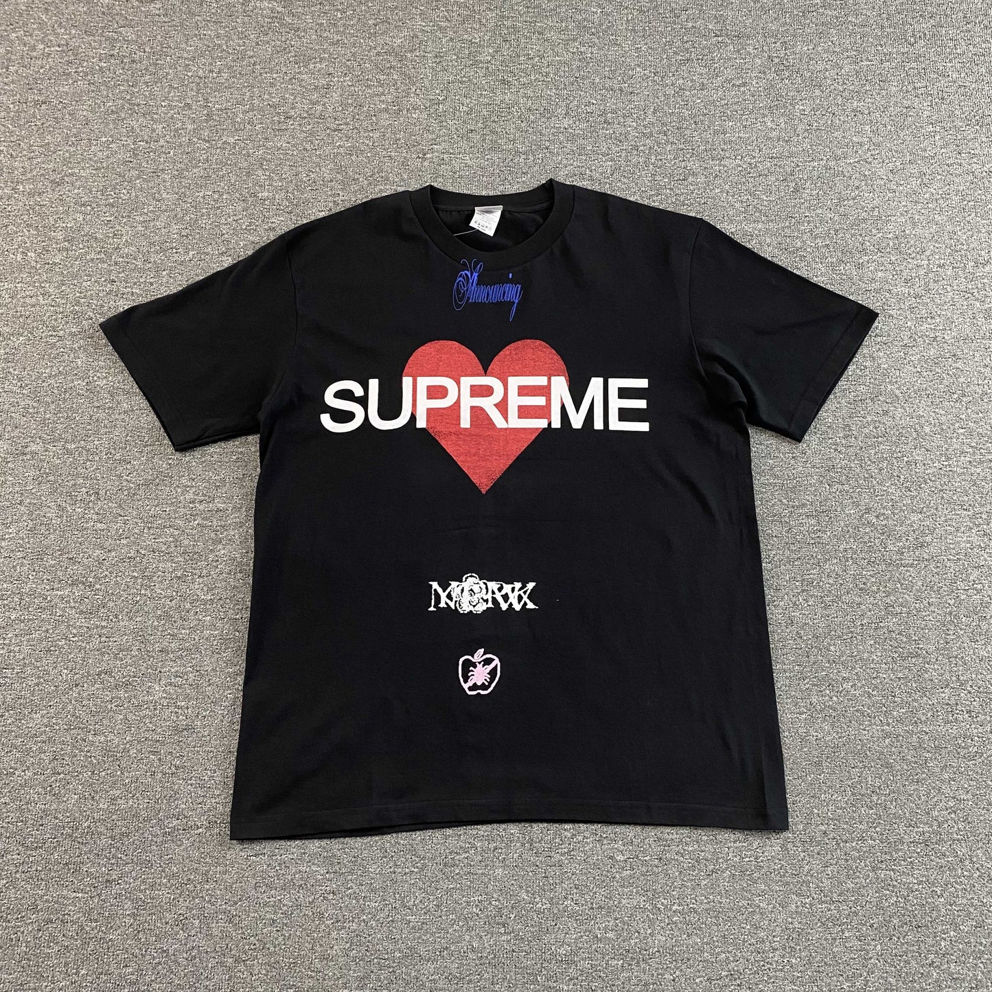 Supreme-Announcing-Tee-Black-Drip Store Argentina