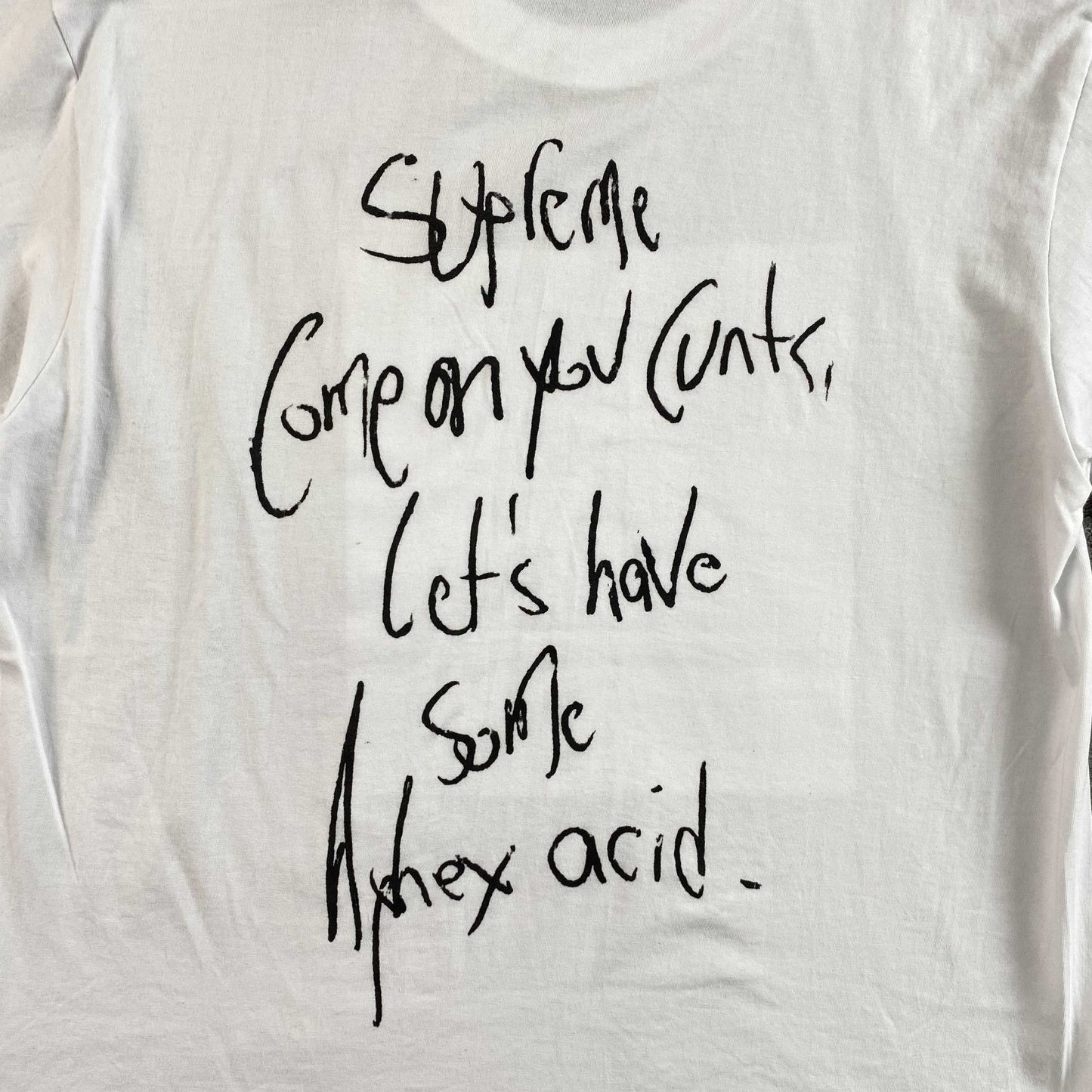 Supreme-Aphex-Twin-Windowlicker-Tee-White-4-Drip Store Argentina