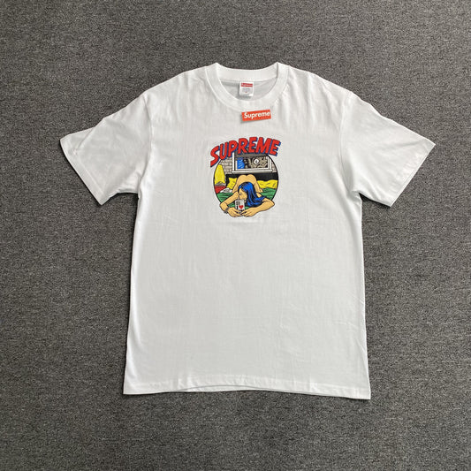 Supreme-Bedroom-Tee-White-Drip Store Argentina