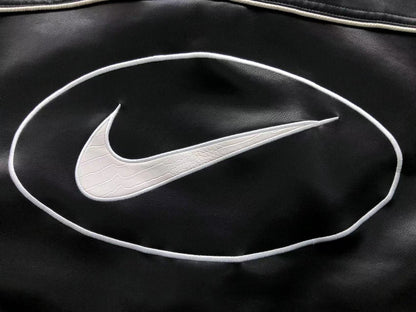 Supreme-Nike-Leather-Varsity-Jacket-Black-3-Drip Store Argentina