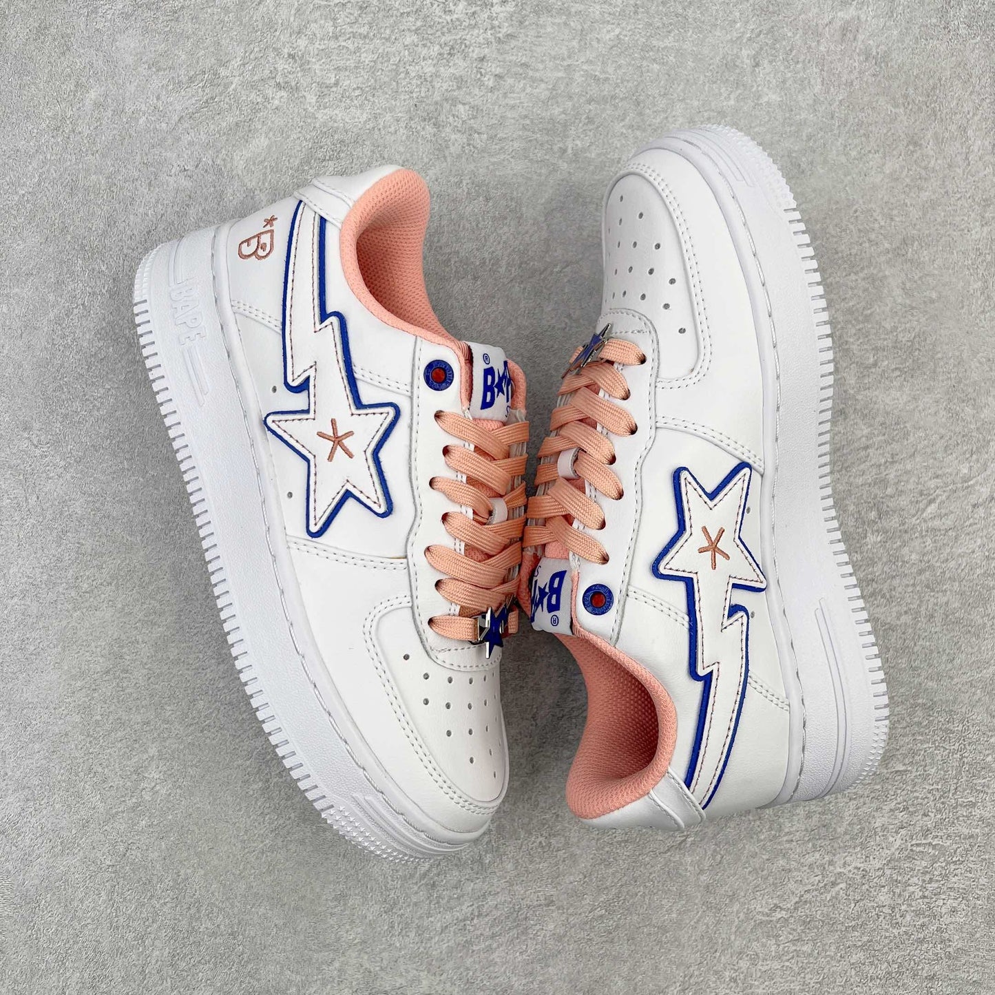 A Bathing Ape Bape Sta BAPY Blanco Rosa