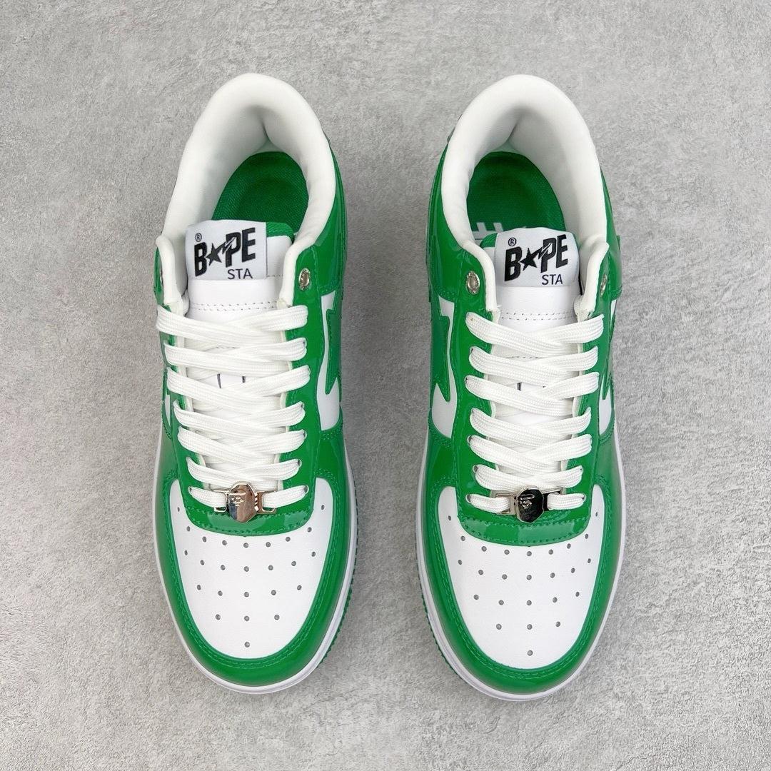A Bathing Ape Bape Sta Low Verde